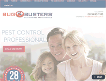 Tablet Screenshot of bugbusters.com.au