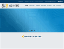 Tablet Screenshot of bugbusters.com.br